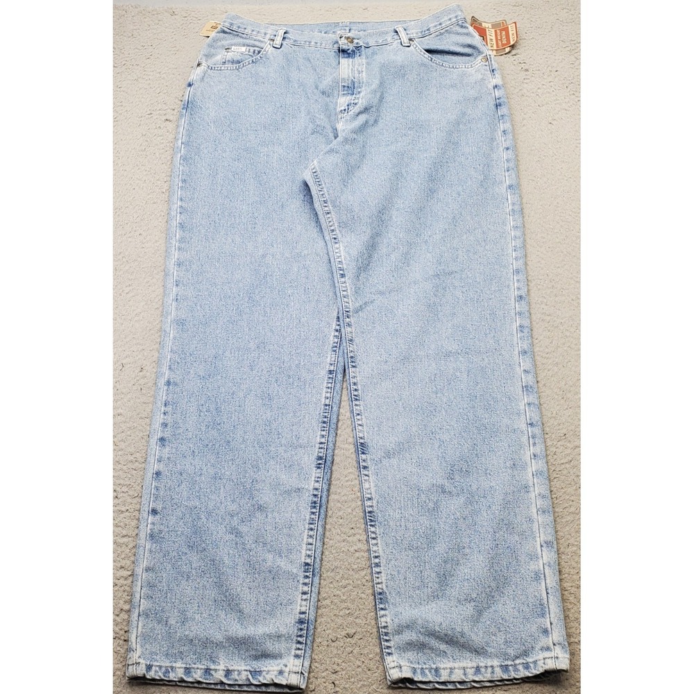 Lee Jeans Womens 18M Blue Denim Classic Fit Lightweight Americana Straight Leg